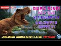 Jurassic world ALIVE 3.5.25 mod apk | DUMB DINO | VIP UNLOCKED | MAXIMUM DNA & many more... #shorts