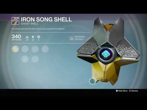 Destiny Rise of Iron - Felwinter Peak Iron Temple Introduction: Reward Book, Iron Song Shell Details