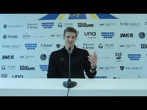 Conferência de Imprensa Joris de Loore — Campeão Indoor Oeiras Open 1 2023