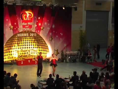 Susanne & Jochen Rock 'n' Roll A-Klasse Fußtechnik GPvD Worms 2013