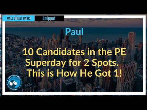 10 Candidates in the PE Superday for 2 Spots.  This is How He Got 1! | Episode 108 Highlights