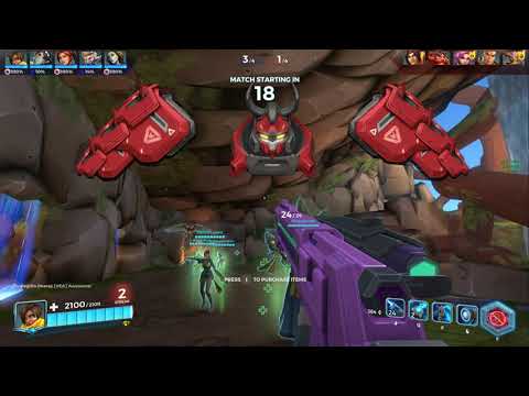 Paladins Kinessa Casual game play with new genlock Valentina Skin :)