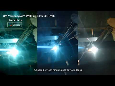 Speedglas G5-01/03 VC Feature Focus: Variable Colour Technology