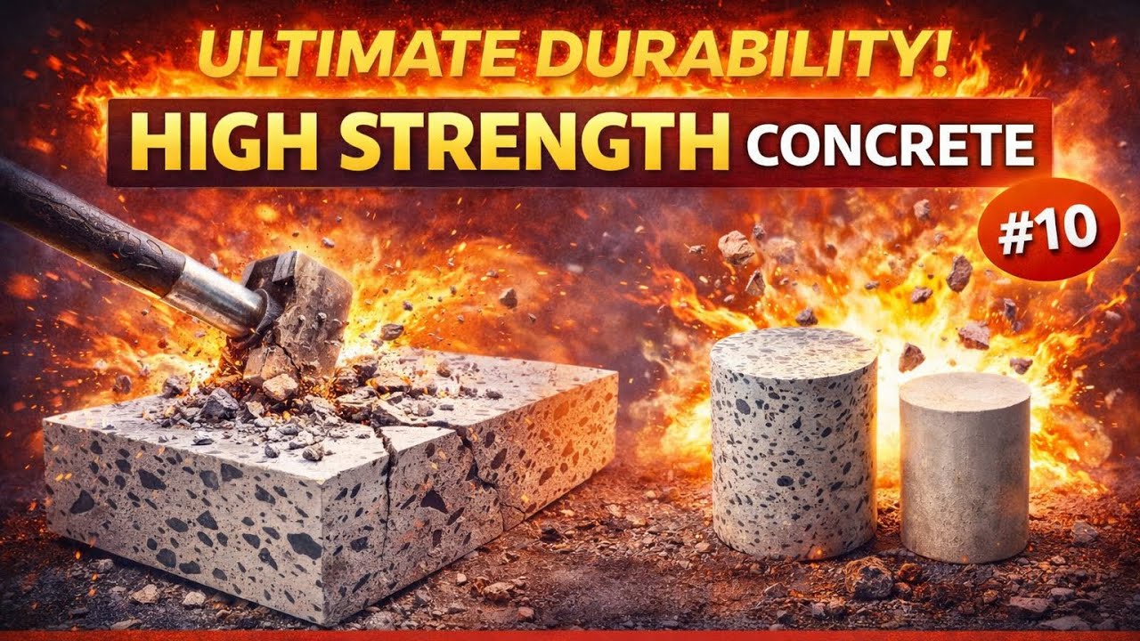 What is High Strength Concrete? || Types of Concrete #10