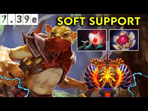 Bounty Hunter Immortal Soft Support - Dota 2 Patch 7.39d Pro Pub Gameplay