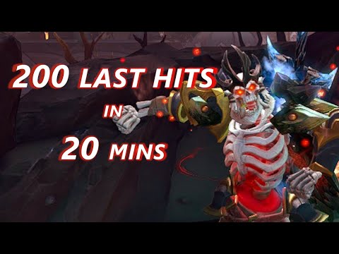 Farming Patterns for Wraith King - 200 CS in 20mins