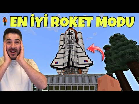 ELON MUSK GİBİ ROKET VE UZAY GEMİSİ MODU! -MINECRAFT