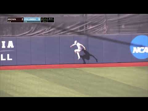Hayden Schott Extending Catch and Wall Climb vs. Brown