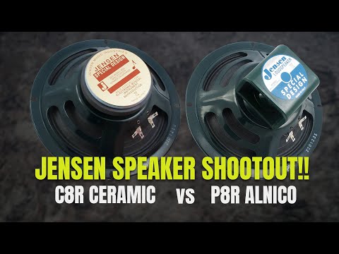 Jensen Speaker Shootout!  C8R vs P8R