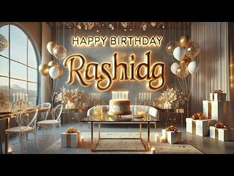 Happy Birthday Rashida 🎂 | Rashida Happy Birthday Song 🎉 | Rashida WhatsApp Status 🎈