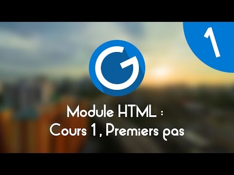 Formation IMM Module HTML Cours tuto 1 premiers pas