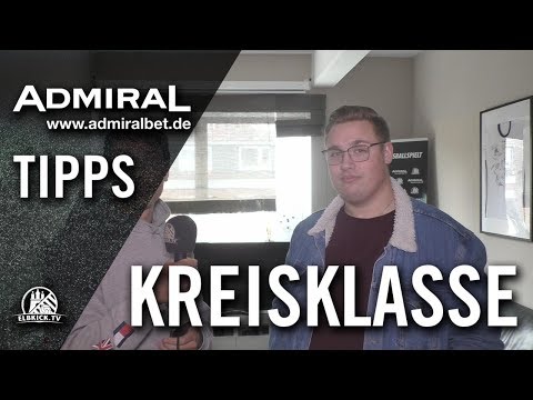 ADMIRAL-Tipps mit Shawn Martinssen (SV Eidelstedt III) 27. Spieltag, Kreisklasse 6