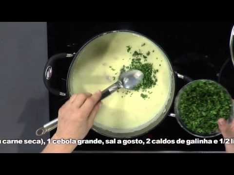Receitas Bom Sabor 03/09/2013 - Creme de batata com bacon