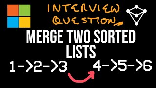 YouTube video 'Merge Two Sorted Lists - LeetCode 21 - JavaScript'