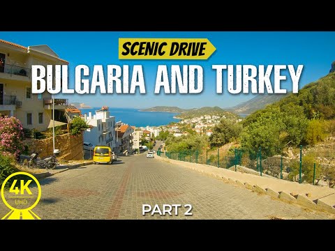 4K Scenic Roads of Turkey for Indoor Cycling - Cycling Scenery - Part #2