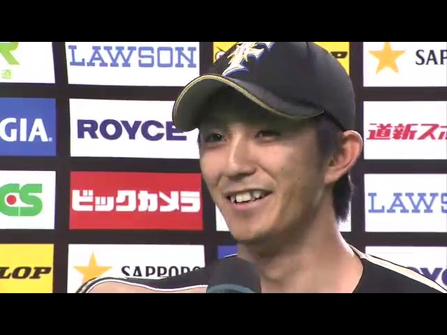 ファイターズ・増井浩俊投手・稲葉篤紀選手ヒーローインタビュー 9月27日 北海道日本ハムファイターズ 対 千葉ロッテマリーンズ