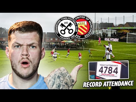 I Went To The BIGGEST Game in ENGLANDS 7th Tier! | Hednesford Town vs FC United Of Manchester | VLOG