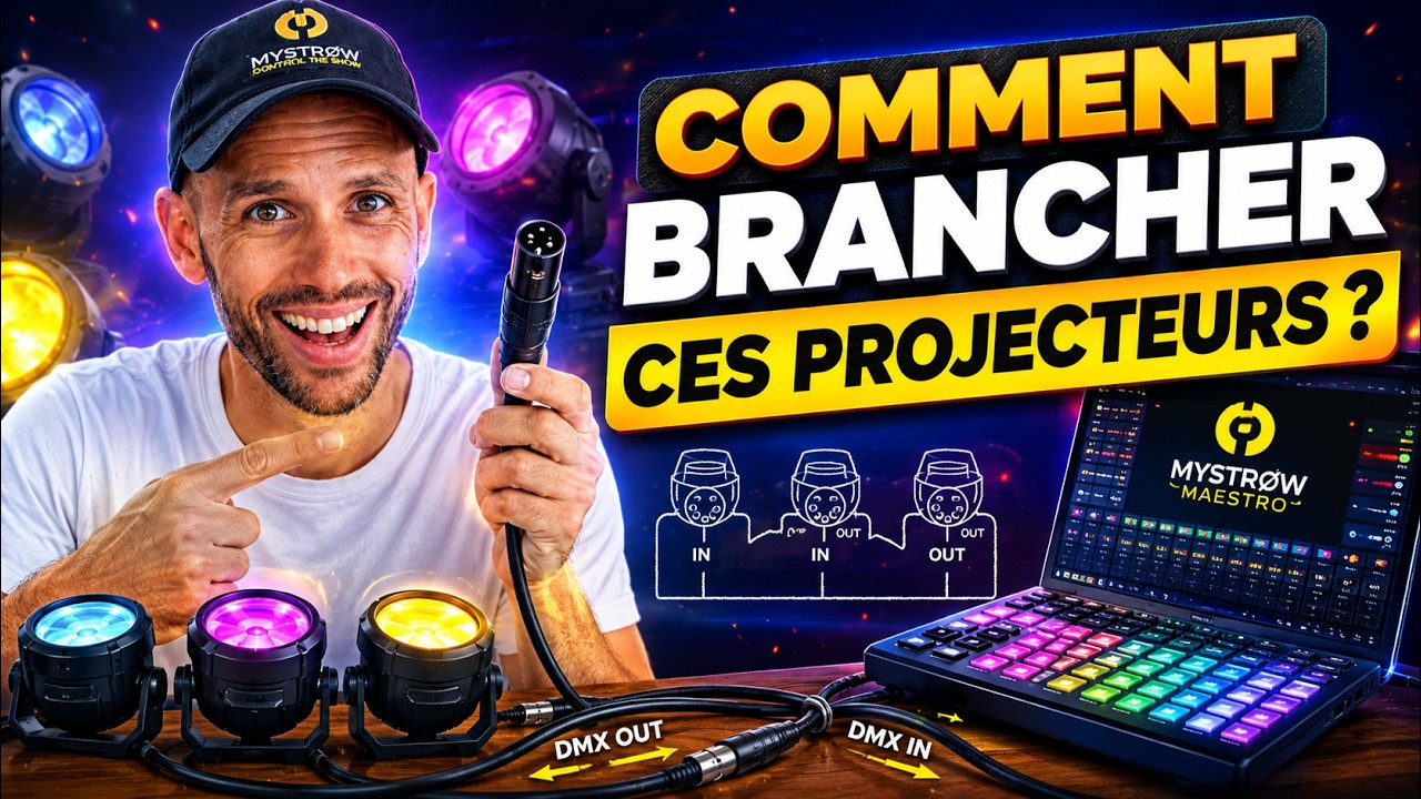 Les bases du DMX en 5 minutes avec MyStrow