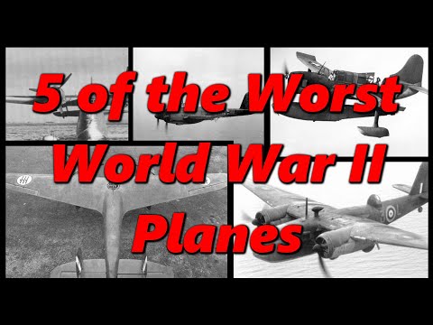5 of the Worst Planes of World War II | History in the Dark