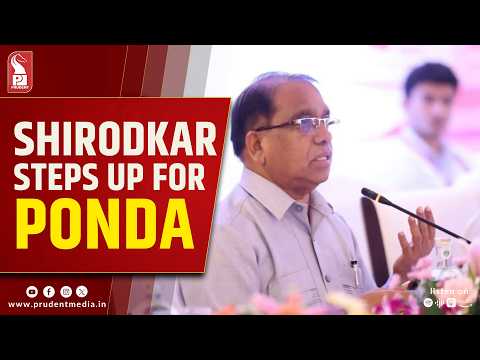 Min Subhash Shirodkar Enters Ponda, Vows Weekly Public Outreach