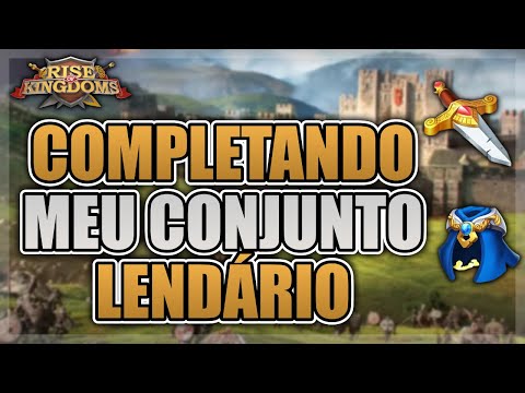 CONJUNTO LENDÁRIO DE INFANTARIA FEITO COM SUCESSO | GASTEI 80K DE GEMAS - RISE OF KINGDOMS