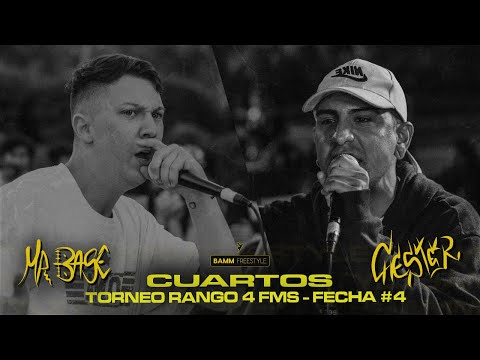 MR. BASE v CHESTER [Cuartos] FECHA #4 | BAMM Freestyle | Rango 4 | Ascenso a FMS