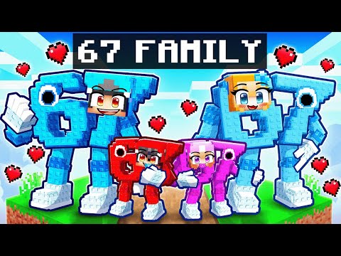 Having a Secret 6 7 Family In Minecraft!