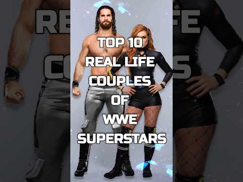 Top 10 Real Life Couple of WWE Superstars ❤️💛❣️ #shorts #wwe #top10
