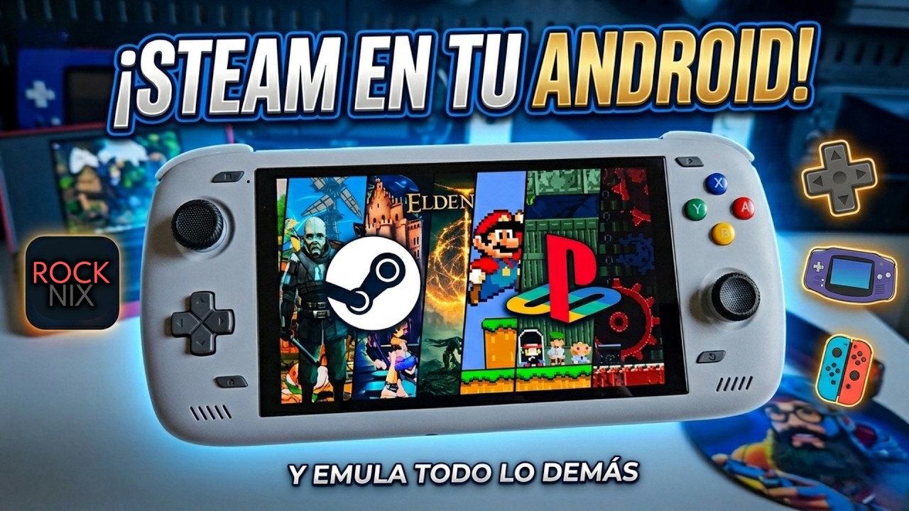 🤯 ROCKNIX: No es solo Steam… es mucho más | Esto es lo que emula...