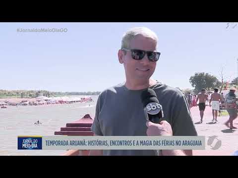 Aruanã celebra a magia das férias no Rio Araguaia