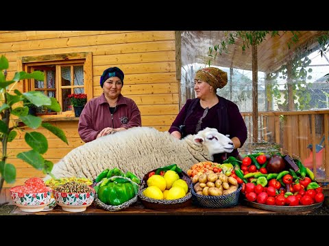 Mix of Delicious Recipes Cooked with Big Lamb | Village Life