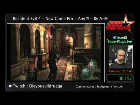 Resident Evil 4 NGpro (Live SPEEDRUN 2'01'18) - Player : A-M -