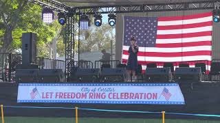 Jerrica June at the 2022 Let Freedom Ring Celebration