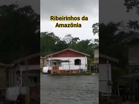 RIBEIRINHOS DA AMAZÔNIA. Comunidade ribeirinha no rio Japurá, município de Maraã, estado do Amazonas