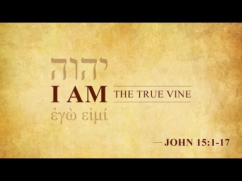 Chase Jacobs, "I Am the True Vine" - John 15:1-17