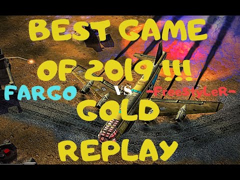 C&C Zero Hour BEST GAME OF 2019 - GOLD REPLAY - FARGO VS  -FreeStyLeR-