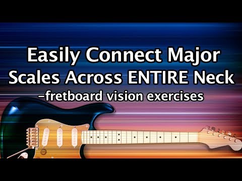 Major Scale All Over The Fretboard