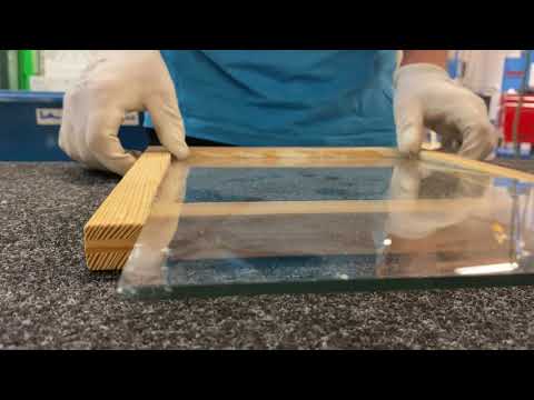 Skära glas till fönster på frihand