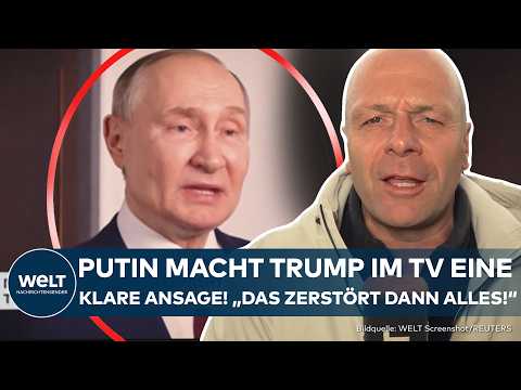 UKRAINE-KRIEG: Putin macht Trump live im TV eine Ansage! Neuer Deal? "Das zerstört dann alles"!