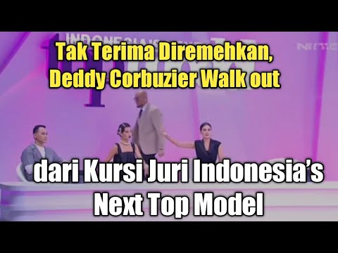 Tak Terima Diremehkan, Deddy Corbuzier Walk Out dari Kursi Juri Indonesia’s Next Top Model