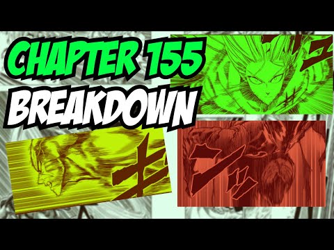 Garou VS Flashy Flash VS Platinum Sperm | One Punch Man Chapter 155 BREAKDOWN