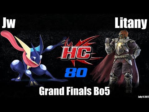 HC80 Smash4 - GF Bo5: Jw (Greninja) vs Litany (Ganondorf)