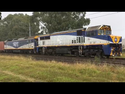 The first run of G515 in Railfirst Livery! | VL353 & G515 on the Up Maryvale Paper Train! 24/3/2021