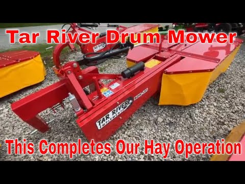 Picking Up The New Tar River BDR-185 Drum Mower #305