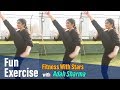 Fun Exercise With Adah Sharma Hula Hoop Silambam Fitness With Stars