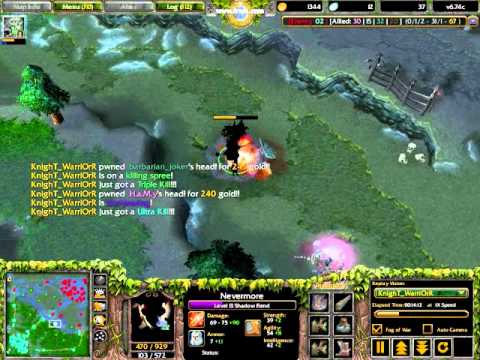 Dota Ultra Kill With Shadow Fiend - Nevermore (Sf)