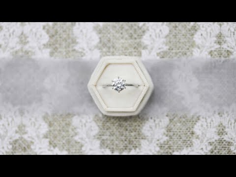 2ct Round Six Prong Lab Diamond Solitaire Engagement Ring in Platinum | Ada Diamonds