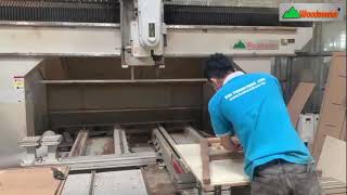 Sức mạnh của máy cnc 3d 5 trục Woodmaster | Cắt, phay, khoan nhiều góc độ gia công hoàn thiện