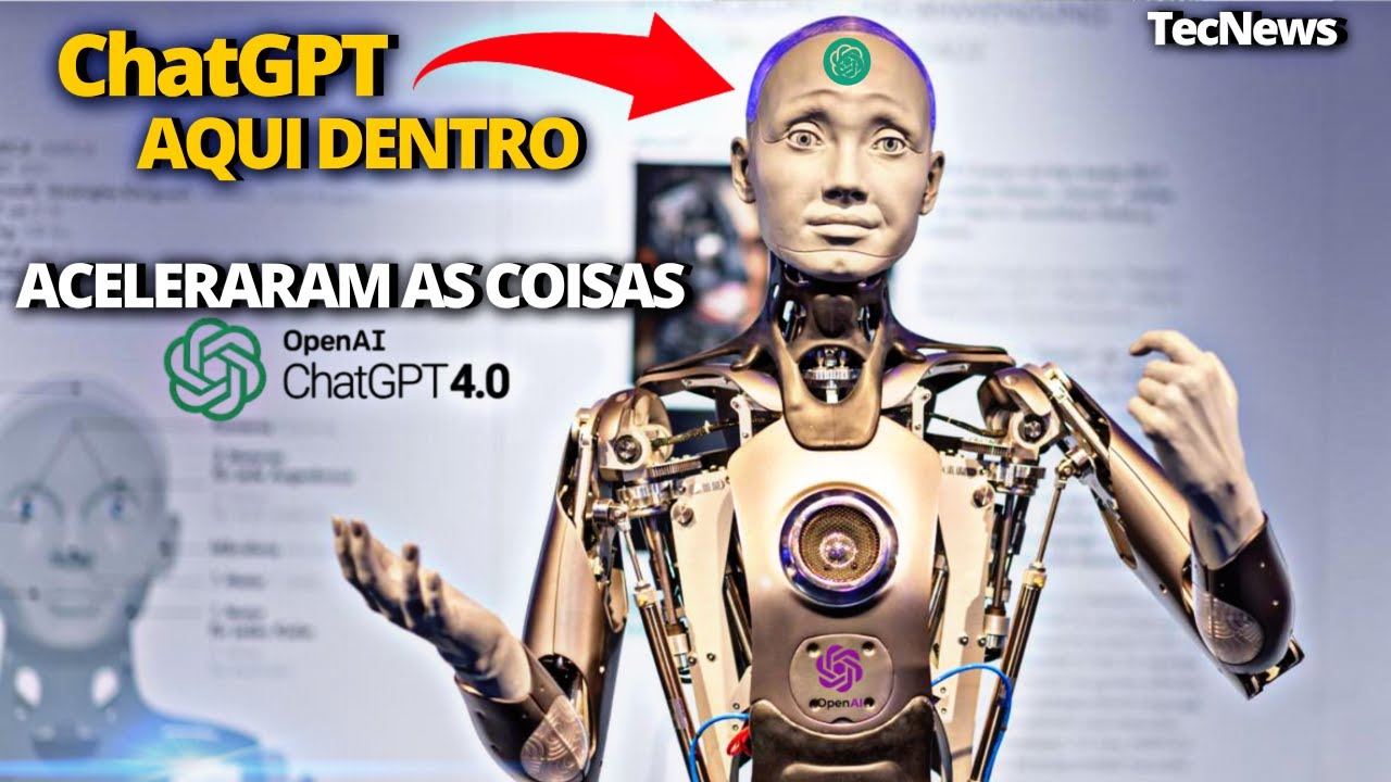 GPT4 foi inserido dentro do Robô Ameca | Pesquisadores criam "cérebro" de alto desempenho para IA