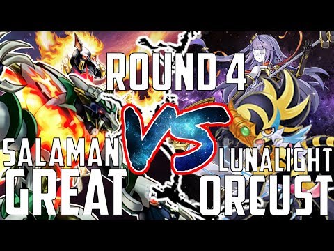 Yugioh Lunalight Orcust vs Salamangreat:1k CASH TOURNAMENT(round 4)